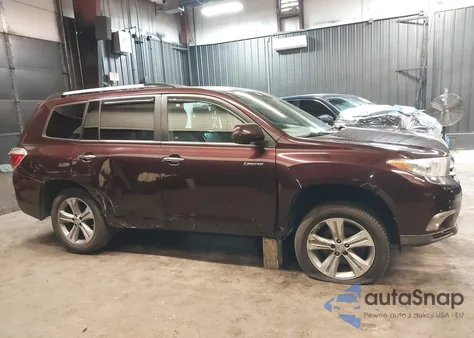 2012 Toyota Highlander Limited V6 z USA, uszkodzony, nr VIN 5TDDK3EH5CS161442